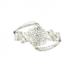 Nhẫn kim cương hoa PT900 0.50CT - Hàng hiệu Authentic 853172