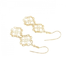 K18YG Bông tai - Hàng hiệu Authentic 877262