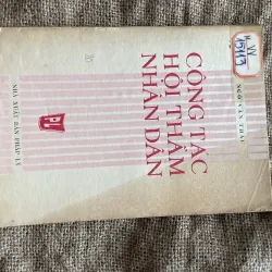 Công tác hội thẩm nhân dân - sách luật 