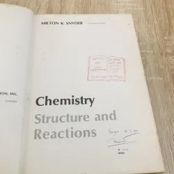 CHEMISTRY – Structure and Reactions 968620