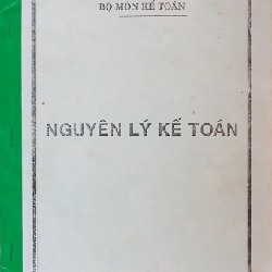 Cuốn photo giáo trình Nguyên lý kế toán 18483