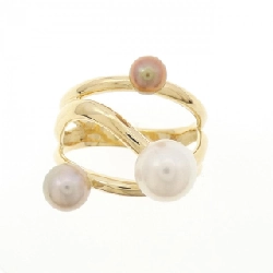 Nhẫn ngọc trai Akoya K18YG - Hàng hiệu Authentic 850812