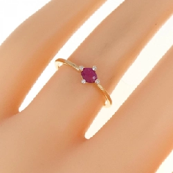 Nhẫn Ruby K18PG 672410