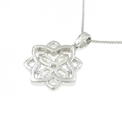 Dây chuyền kim cương hoa PT900/PT850 0.18CT - Hàng hiệu Authentic 862821