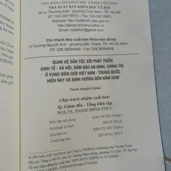 QUAN HỆ DÂN TỘC VỚI PHÁT TRIỂN KINH TẾ XÃ HỘI... 735459