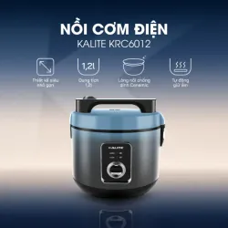 Nồi cơm điện KALITE KRC6012 – Chống dính Ceramic cao cấp, nấu ngon chuẩn vị 585340