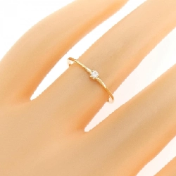 Nhẫn kim cương Solitaire K18YG 0.03CT - Hàng hiệu Chính hãng 853281