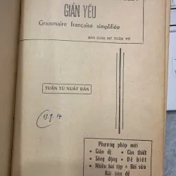 VĂN PHẠM PHÁP VĂN GIẢN YẾU - NGUYỄN VĂN TẠO 712489