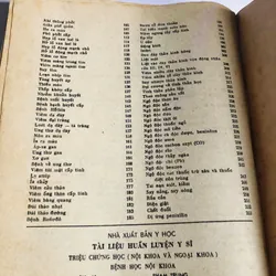 TÀI LIỆU HUẤN LUYỆN Y SĨ - sách khổ to  - triệu chứng học ( nội,ngoại khoa, bệnh học nội)  700936