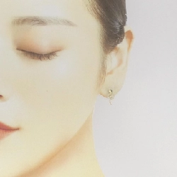 K18YG Bông tai rắn kim cương 0.12CT - Hàng hiệu Chính hãng 867782