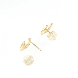 K18YG Đôi bông tai hình móng ngựa Tourmaline - Hàng hiệu Chính hãng 875656