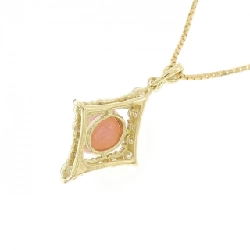 K18YG Ngọc trai Conch Dây chuyền 1.40CT - Hàng hiệu Chính hãng 857020