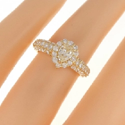 Nhẫn kim cương K18YG 0.31CT 673336