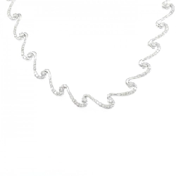 K18WG Dây chuyền kim cương 3.00CT - Hàng hiệu Chính hãng