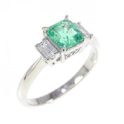 Nhẫn Emerald PT900 0.78CT