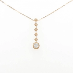 K18PG/K18WG Dây chuyền kim cương 0.348CT - Hàng hiệu Chính hãng