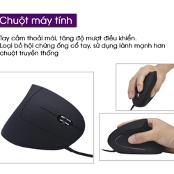 Chuột đứng Gaming độc đáo - Hỗ trợ cổ tay không mỏi khi sử dụng lâu - Ergonomic Mouse 304981