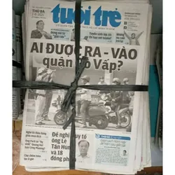 1 kg Báo in cũ, dùng gói quà, gói bình chai lọ thủy tinh, chà đồ  735294