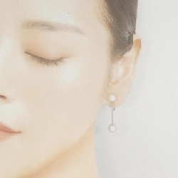 K14WG Bông tai ngọc trai Akoya - Hàng hiệu Authentic 874039