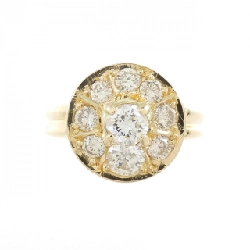 Nhẫn kim cương K18YG 1.30CT 668279