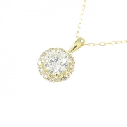 Dây chuyền kim cương K18YG 0.326CT H SI2 Tốt - Hàng hiệu Chính hãng 873715