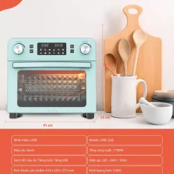 Lò nướng kiêm nồi chiên không dầu UNIE Q36 931587