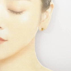 K18YG Đá màu Bông tai - Hàng hiệu Chính hãng 876003