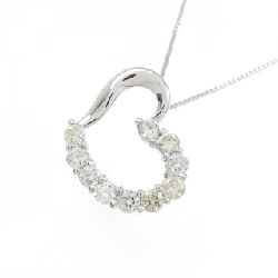 K10WG Dây chuyền kim cương hình trái tim 0.40CT - Hàng hiệu Chính hãng 857951