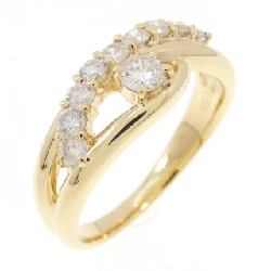 Nhẫn kim cương K18YG 0.51CT