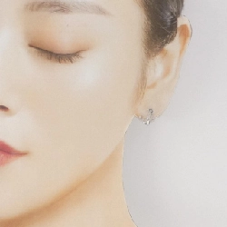 K18WG/K14WG Bông tai kim cương 0.16CT - Hàng hiệu Chính hãng 872355