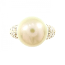 Nhẫn ngọc trai trắng K18YG 12.3mm - Hàng hiệu Chính hãng 851597
