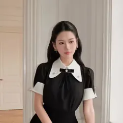 Áo thiết kế cổ sen 688773