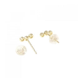 K18YG Bông tai kim cương 0.20CT - Hàng hiệu Chính hãng 873214