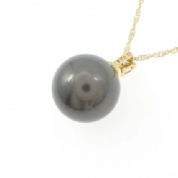 K18YG Ngọc trai đen dây chuyền 10.4mm - Hàng hiệu Chính hãng 856440