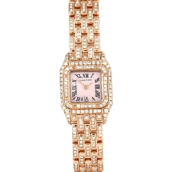 Cartier Mini Panthère PG/2D・Bracelet D WF3149HK PG・RG Quartz - Hàng hiệu Authentic