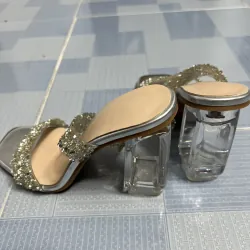 Giày mới size 36 màu bạc cao 10cm 1032342