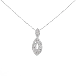 K18WG Dây chuyền kim cương 0.30CT - Hàng hiệu Chính hãng