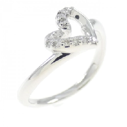 Nhẫn kim cương hình trái tim K18WG 0.05CT