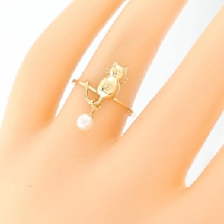 Nhẫn ngọc trai Akoya K18YG 4.1mm 665483