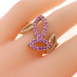 Nhẫn Sapphire K18PG 0.85CT - Hàng hiệu Chính hãng 850257