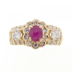 Nhẫn Ruby K18YG 0.47CT - Hàng hiệu Chính hãng 851604