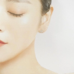 K18YG Bông tai hoa kim cương 0.50CT - Hàng hiệu Chính hãng 865960