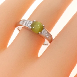 Nhẫn PT900 Chrysoberyl Cat's Eye 1.63CT - Hàng hiệu Chính hãng 850562