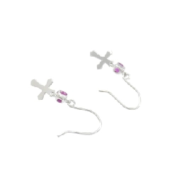 K18WG Nhẫn Đính Hồng Ngọc - Hàng hiệu Chính hãng 870067