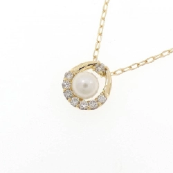 K18YG Ngọc trai Akoya Dây chuyền 4mm - Hàng hiệu Authentic 857027