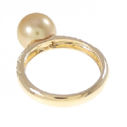 Nhẫn ngọc trai trắng K18YG 10.0mm - Hàng hiệu Authentic 854847