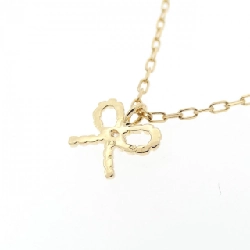 K18YG Ruy băng Dây chuyền kim cương 0.01CT - Hàng hiệu Chính hãng 861738