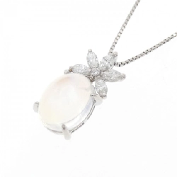 Dây chuyền đá mặt trăng PT900/PT850 5.35CT - Hàng hiệu Authentic 861838