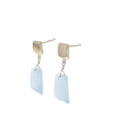 K10YG Chalcedony Bông tai - Hàng hiệu Chính hãng 868915