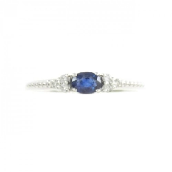 Nhẫn Sapphire K18WG 0.17CT 667650